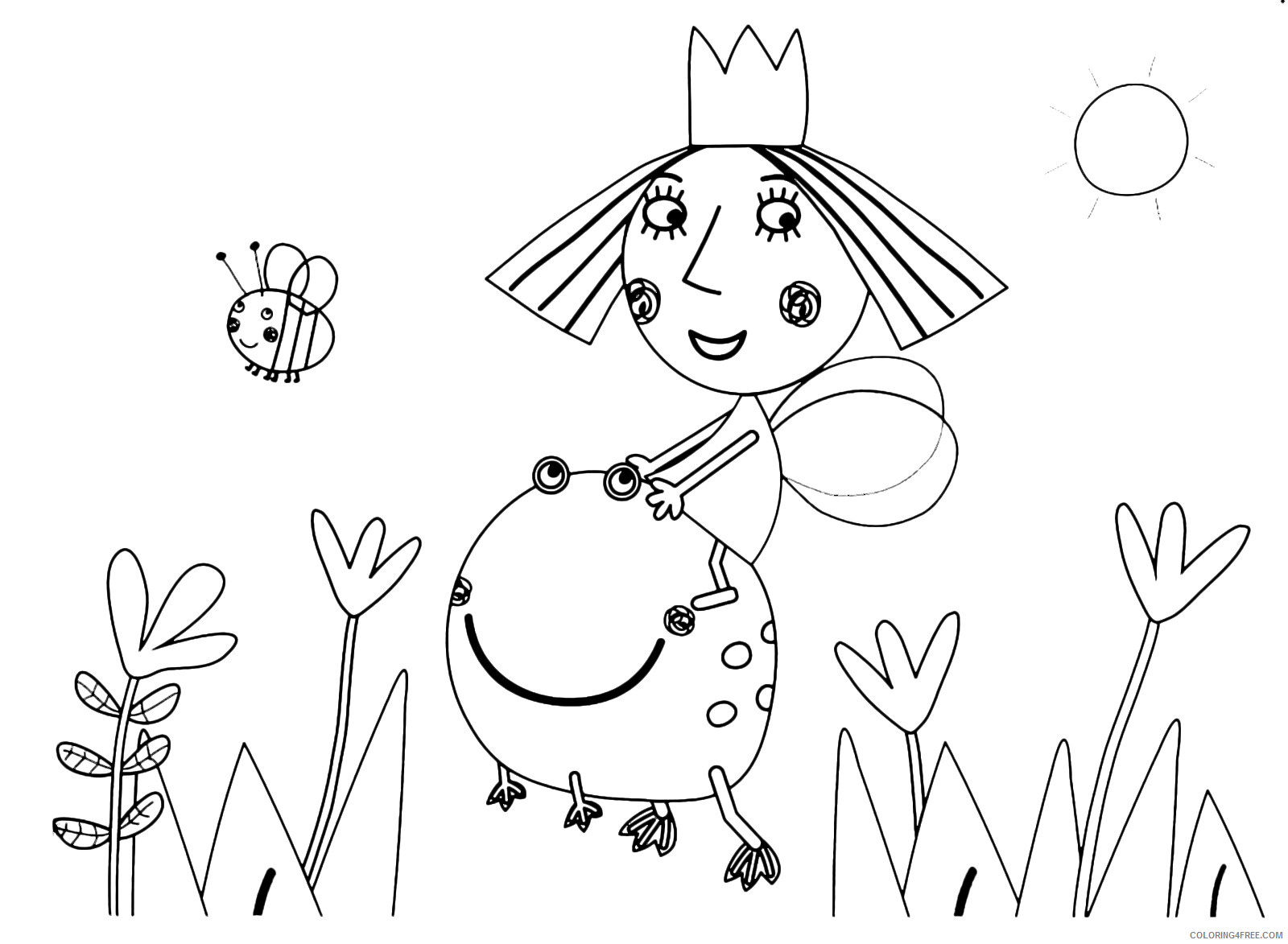 Frog Coloring Pages Animal Printable Sheets holly on frog 2021 2255 Coloring4free