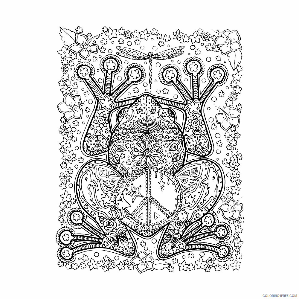 Frog Coloring Sheets Animal Coloring Pages Printable 2021 1882 Coloring4free