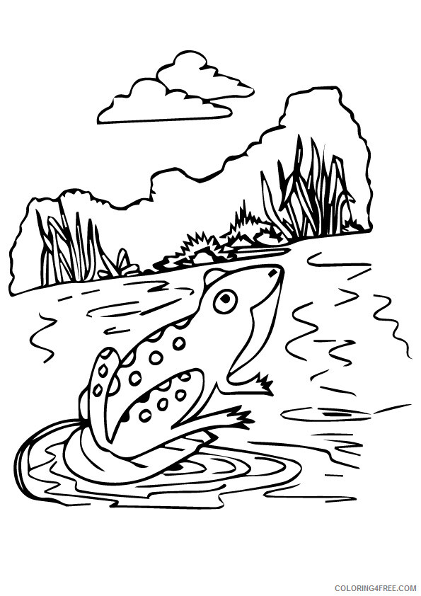 Frog Coloring Sheets Animal Coloring Pages Printable 2021 1889 Coloring4free