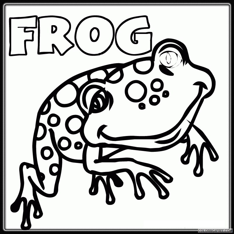 Frog Coloring Sheets Animal Coloring Pages Printable 2021 1893 Coloring4free