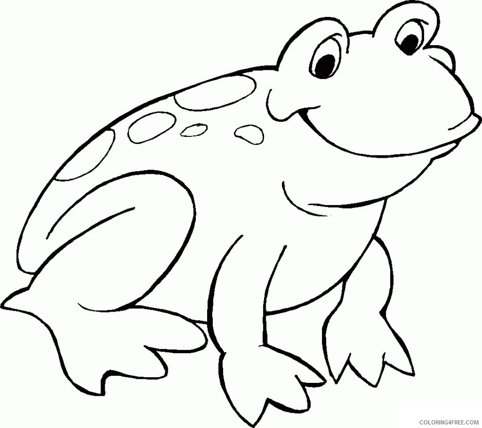 Frog Coloring Sheets Animal Coloring Pages Printable 2021 1901 Coloring4free