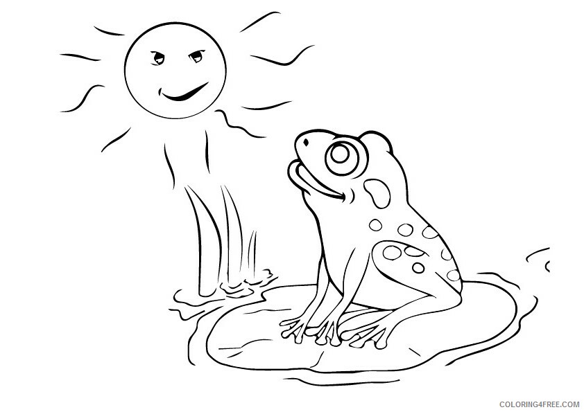Frog Coloring Sheets Animal Coloring Pages Printable 2021 1905 Coloring4free