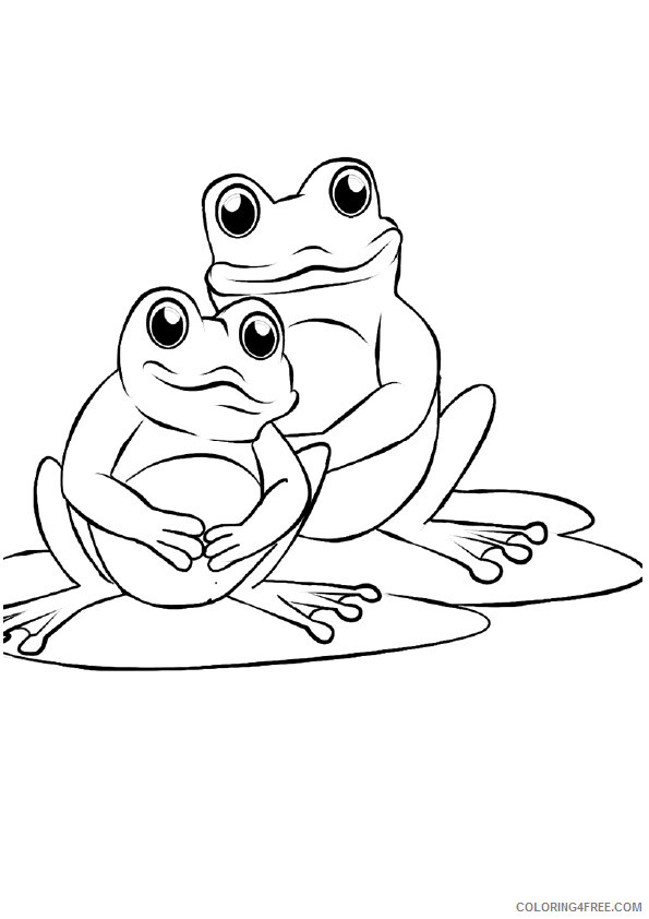 Frog Coloring Sheets Animal Coloring Pages Printable 2021 1908 Coloring4free