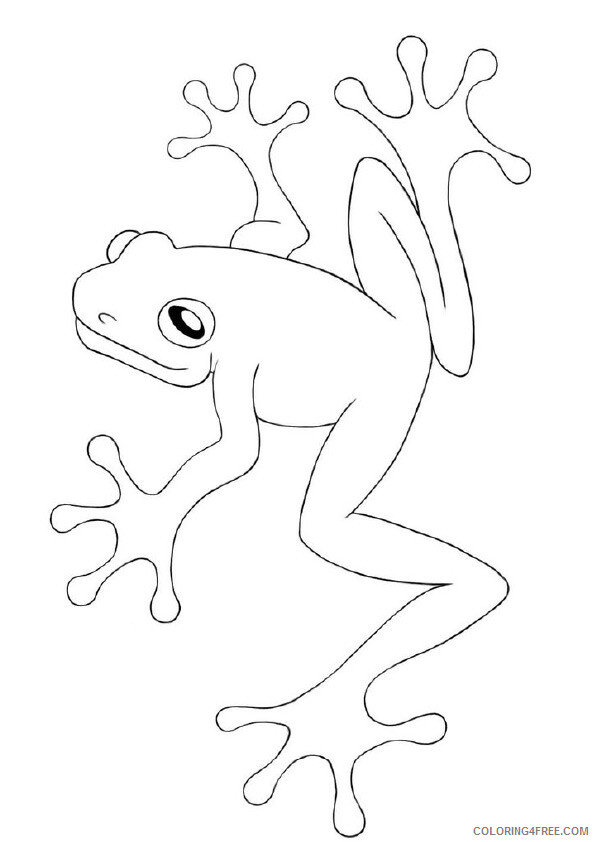 Frog Coloring Sheets Animal Coloring Pages Printable 2021 1915 Coloring4free