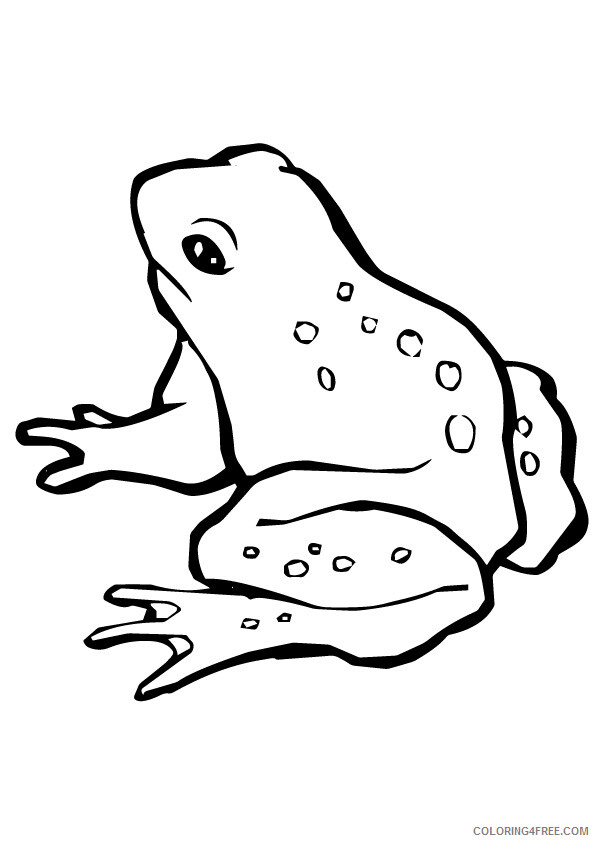 Frog Coloring Sheets Animal Coloring Pages Printable 2021 1916 Coloring4free
