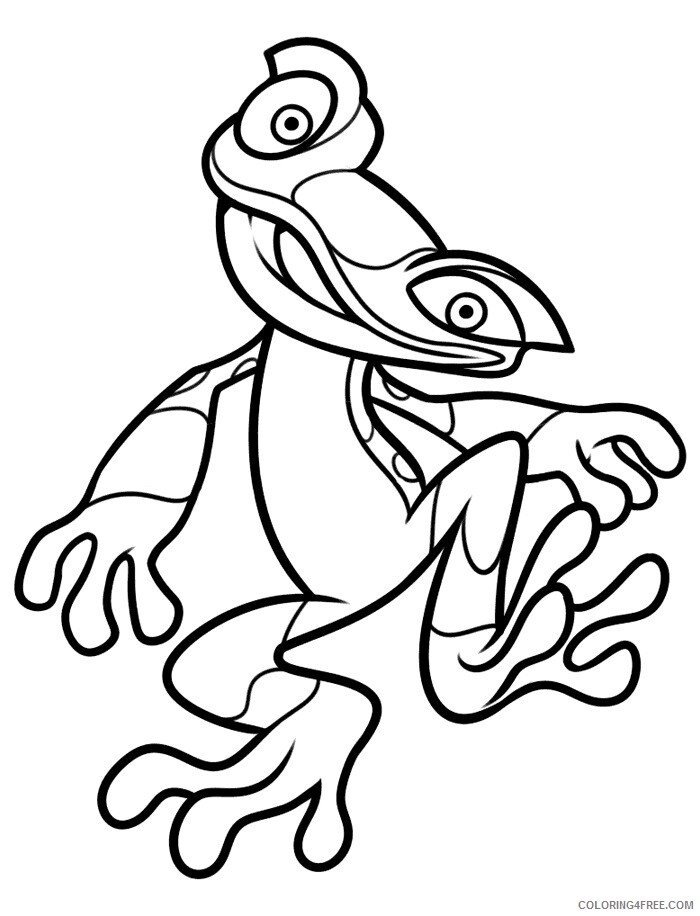 Frog Coloring Sheets Animal Coloring Pages Printable 2021 1921 Coloring4free