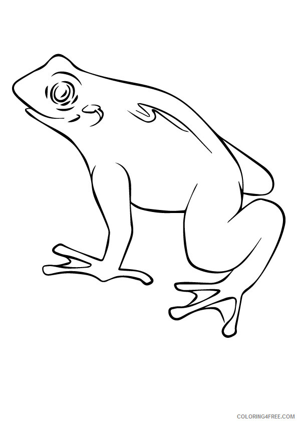Frog Coloring Sheets Animal Coloring Pages Printable 2021 1924 Coloring4free