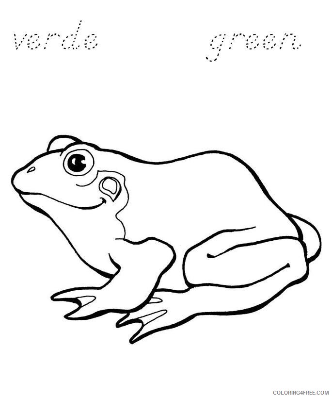 Frog Coloring Sheets Animal Coloring Pages Printable 2021 1931 Coloring4free