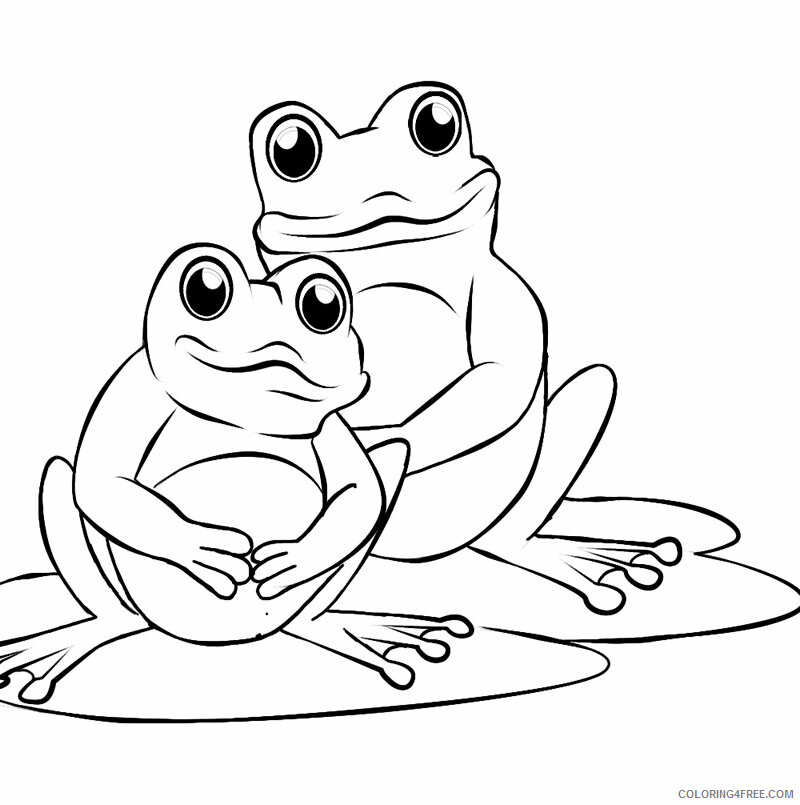 Frog Coloring Sheets Animal Coloring Pages Printable 2021 1936 Coloring4free