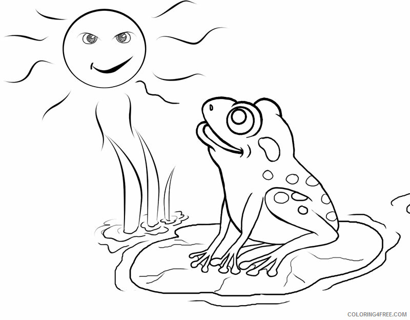 Frog Coloring Sheets Animal Coloring Pages Printable 2021 1940 Coloring4free