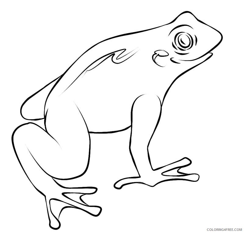 Frog Coloring Sheets Animal Coloring Pages Printable 2021 1944 Coloring4free