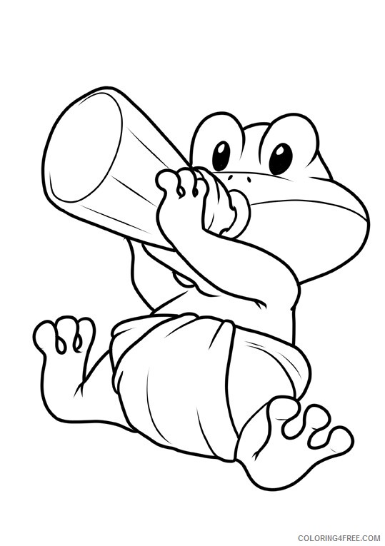 Frog Coloring Sheets Animal Coloring Pages Printable 2021 1951 Coloring4free