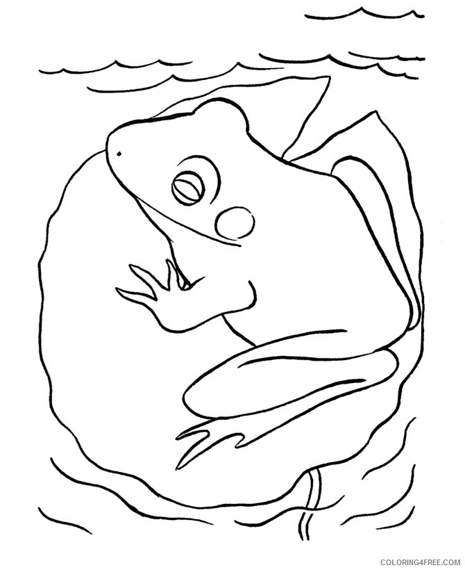 Frog Coloring Sheets Animal Coloring Pages Printable 2021 1957 Coloring4free