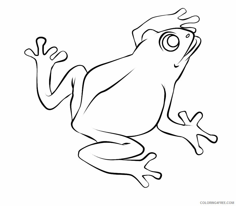 Frog Coloring Sheets Animal Coloring Pages Printable 2021 1960 Coloring4free