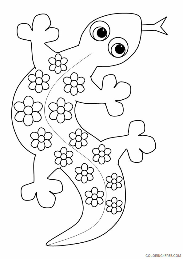 Gecko Coloring Sheets Animal Coloring Pages Printable 2021 1970 Coloring4free