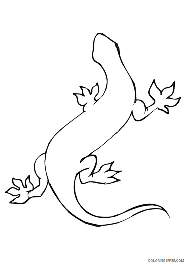 Gecko Coloring Sheets Animal Coloring Pages Printable 2021 1972 Coloring4free