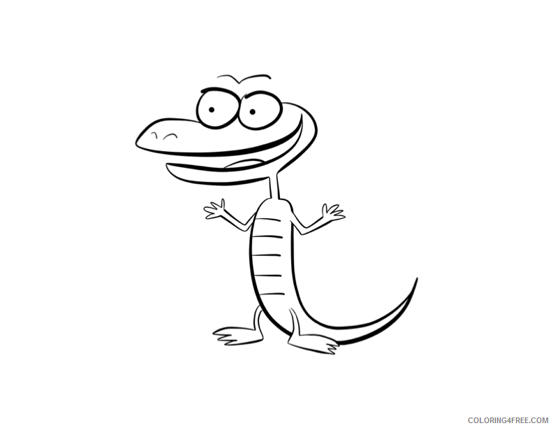 Gecko Coloring Sheets Animal Coloring Pages Printable 2021 1973 Coloring4free