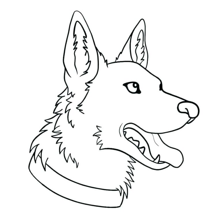 German Shepherd Coloring Pages Animal Printable Sheets 2021 2352 ...