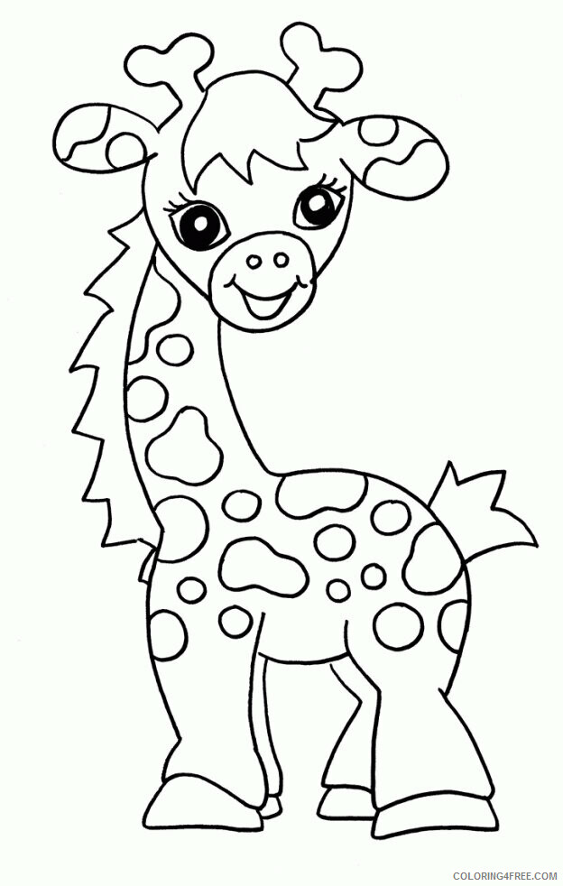 Giraffe Coloring Sheets Animal Coloring Pages Printable 2021 1992 Coloring4free