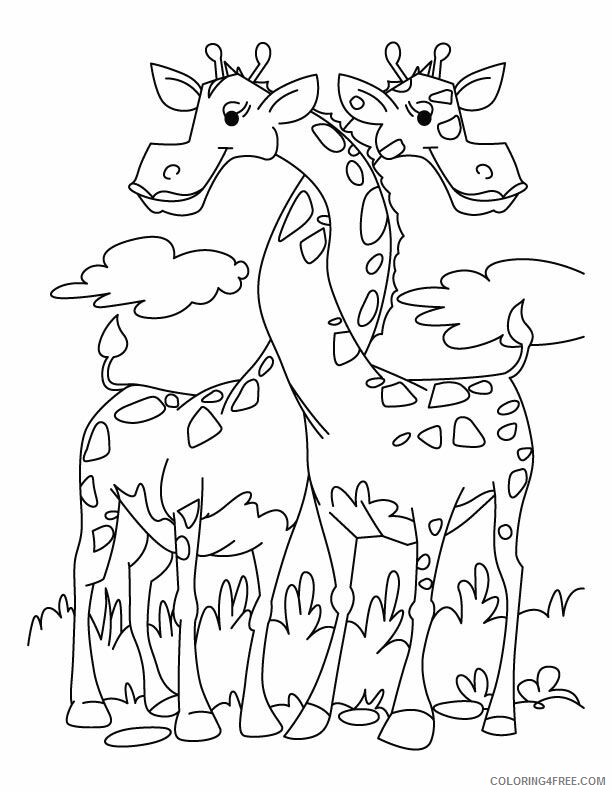 Giraffe Coloring Sheets Animal Coloring Pages Printable 2021 1993 Coloring4free
