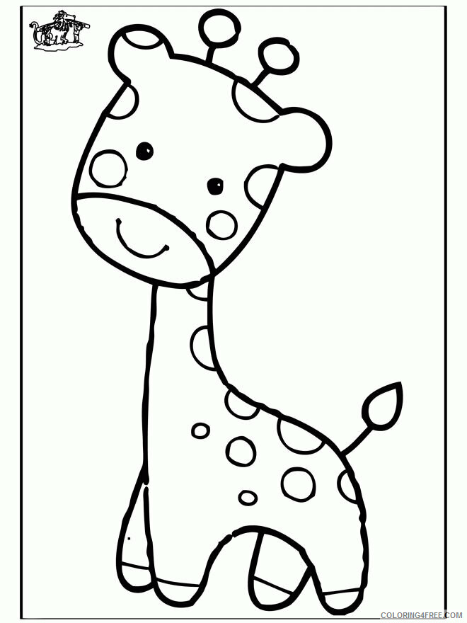 Giraffe Coloring Sheets Animal Coloring Pages Printable 2021 2011 Coloring4free