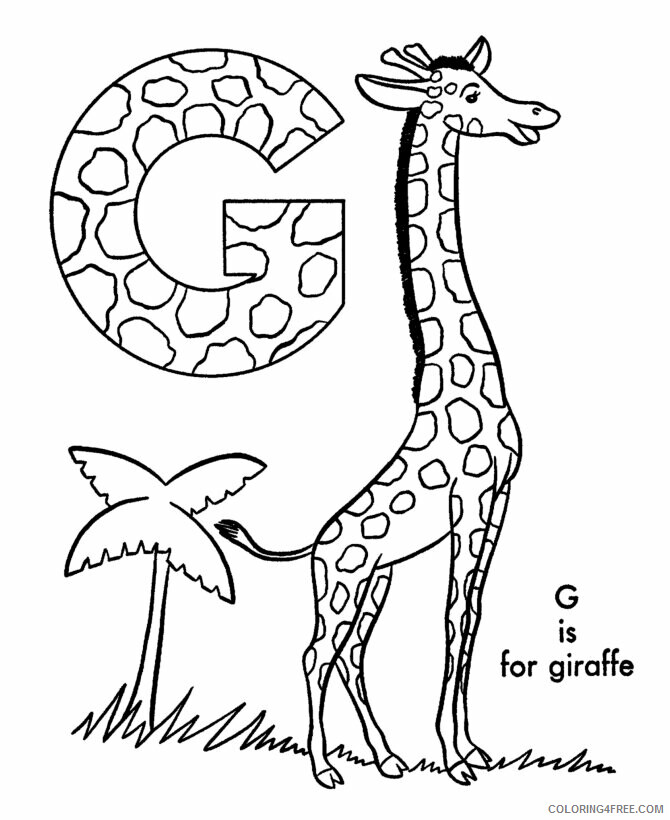 Giraffe Coloring Sheets Animal Coloring Pages Printable 2021 2014 Coloring4free