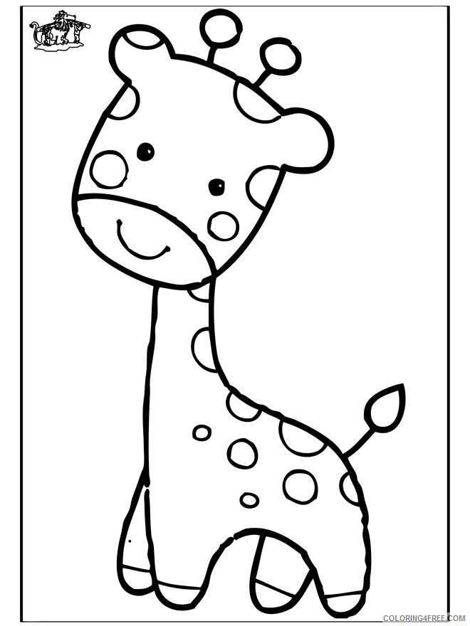 Giraffe Coloring Sheets Animal Coloring Pages Printable 2021 2015 Coloring4free