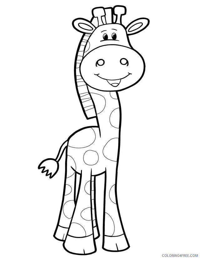 Giraffe Coloring Sheets Animal Coloring Pages Printable 2021 2022 Coloring4free