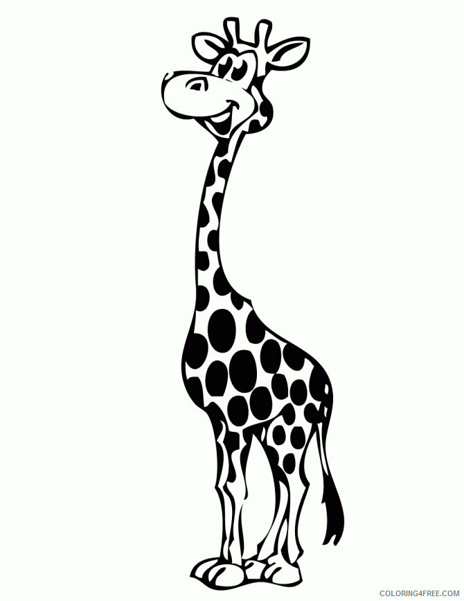 Giraffe Coloring Sheets Animal Coloring Pages Printable 2021 2023 Coloring4free