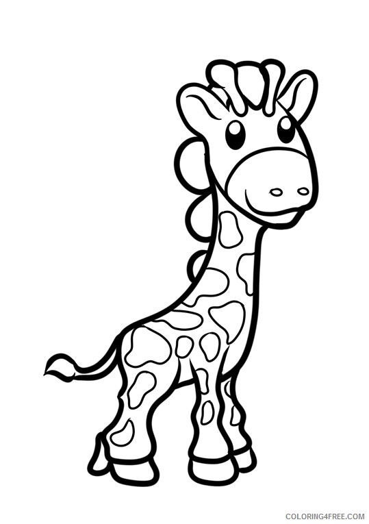 Giraffe Coloring Sheets Animal Coloring Pages Printable 2021 2025 Coloring4free