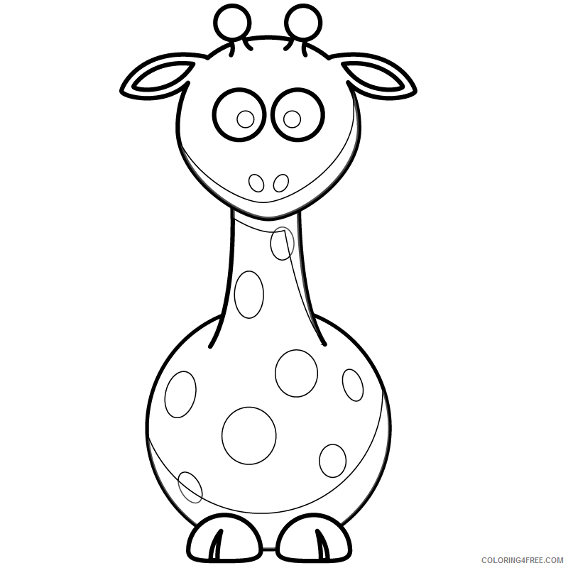 Giraffe Coloring Sheets Animal Coloring Pages Printable 2021 2026 Coloring4free