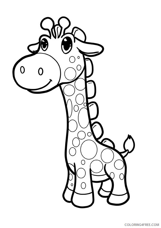 Giraffe Coloring Sheets Animal Coloring Pages Printable 2021 2027 Coloring4free