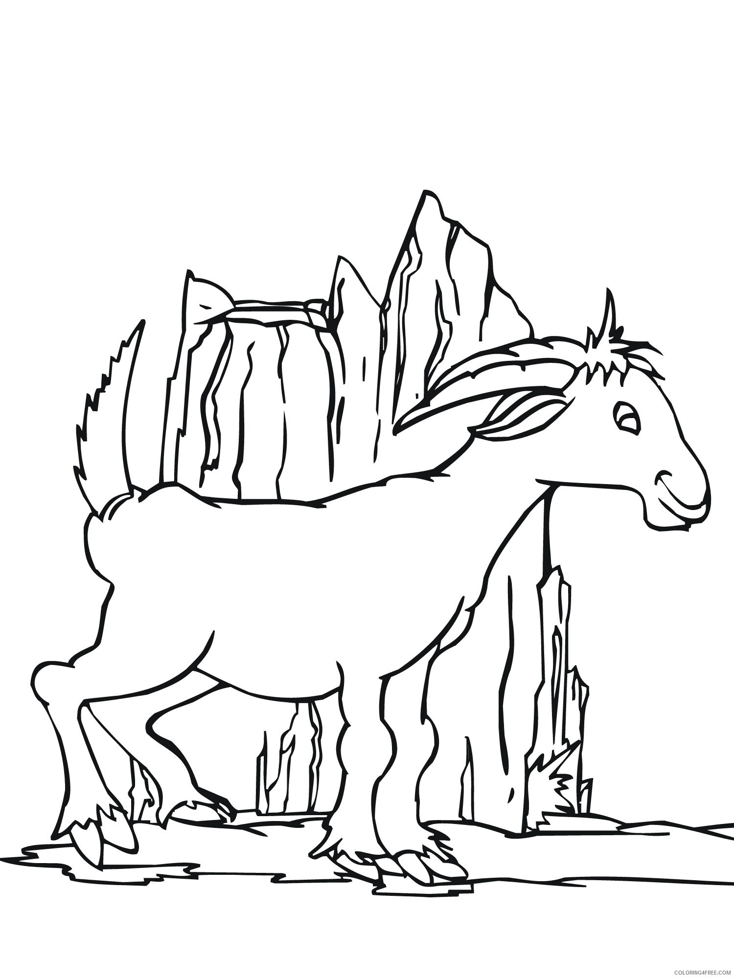 Goat Coloring Pages Animal Printable Sheets of Goat 2021 2445 Coloring4free