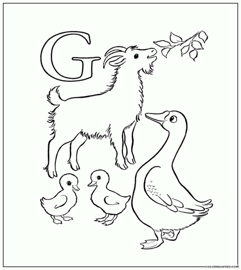 Goat Coloring Sheets Animal Coloring Pages Printable 2021 2043 Coloring4free