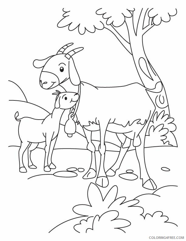 Goat Coloring Sheets Animal Coloring Pages Printable 2021 2056 Coloring4free