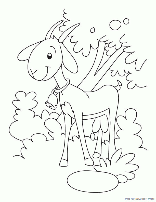 Goat Coloring Sheets Animal Coloring Pages Printable 2021 2058 Coloring4free