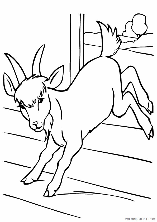 Goat Coloring Sheets Animal Coloring Pages Printable 2021 2063 Coloring4free