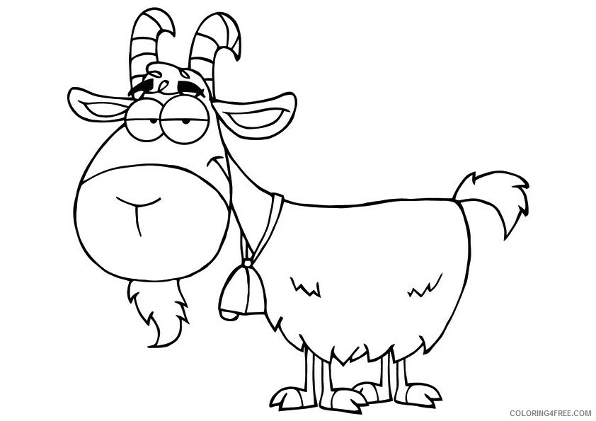 Goat Coloring Sheets Animal Coloring Pages Printable 2021 2077 Coloring4free