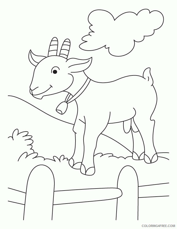 Goat Coloring Sheets Animal Coloring Pages Printable 2021 2078 Coloring4free