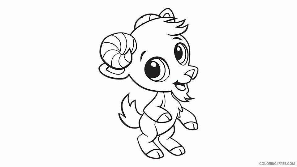 Goat Coloring Sheets Animal Coloring Pages Printable 2021 2087 Coloring4free