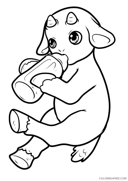 Goat Coloring Sheets Animal Coloring Pages Printable 2021 2088 Coloring4free