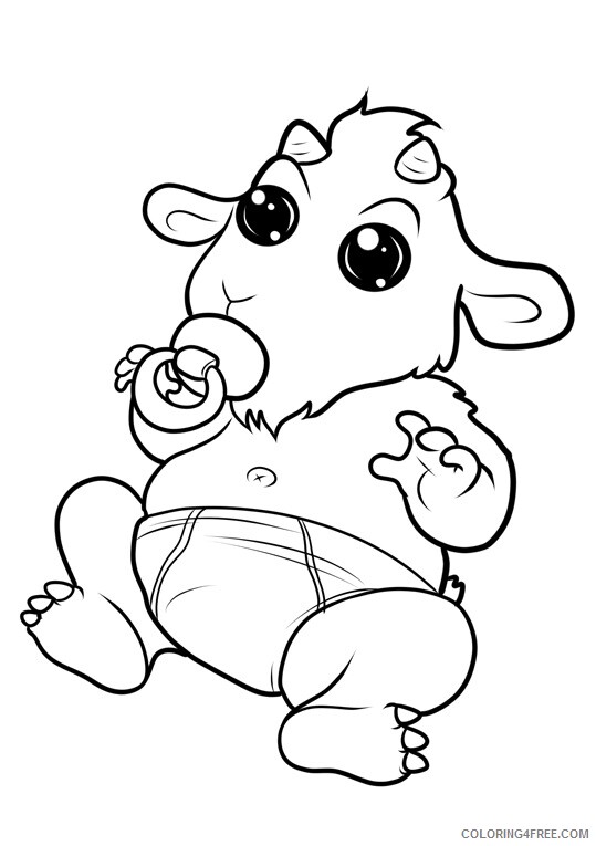 Goat Coloring Sheets Animal Coloring Pages Printable 2021 2089 Coloring4free