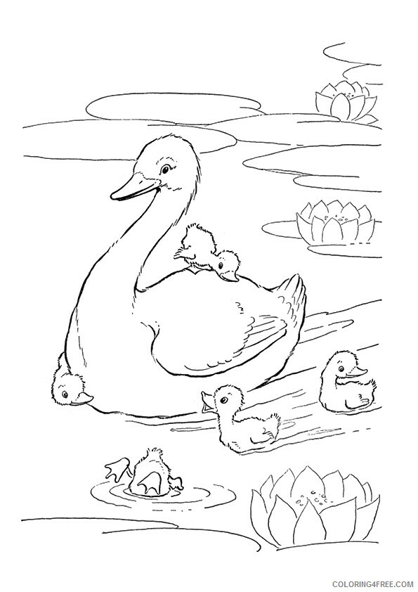 Goose Coloring Sheets Animal Coloring Pages Printable 2021 2099 Coloring4free