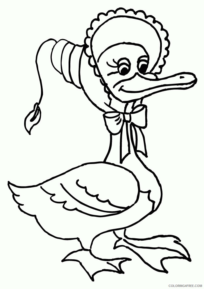 Goose Coloring Sheets Animal Coloring Pages Printable 2021 2100 Coloring4free