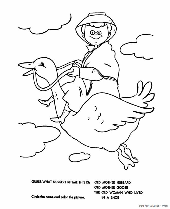 Goose Coloring Sheets Animal Coloring Pages Printable 2021 2114 Coloring4free