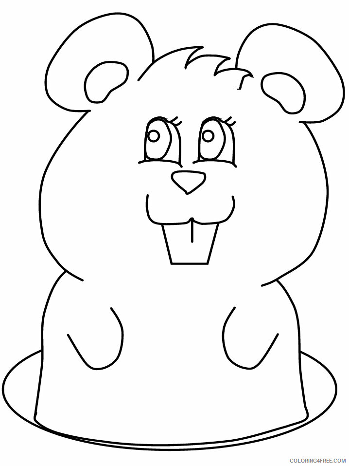 Gopher Coloring Pages Animal Printable Sheets gopher 2021 2492 Coloring4free