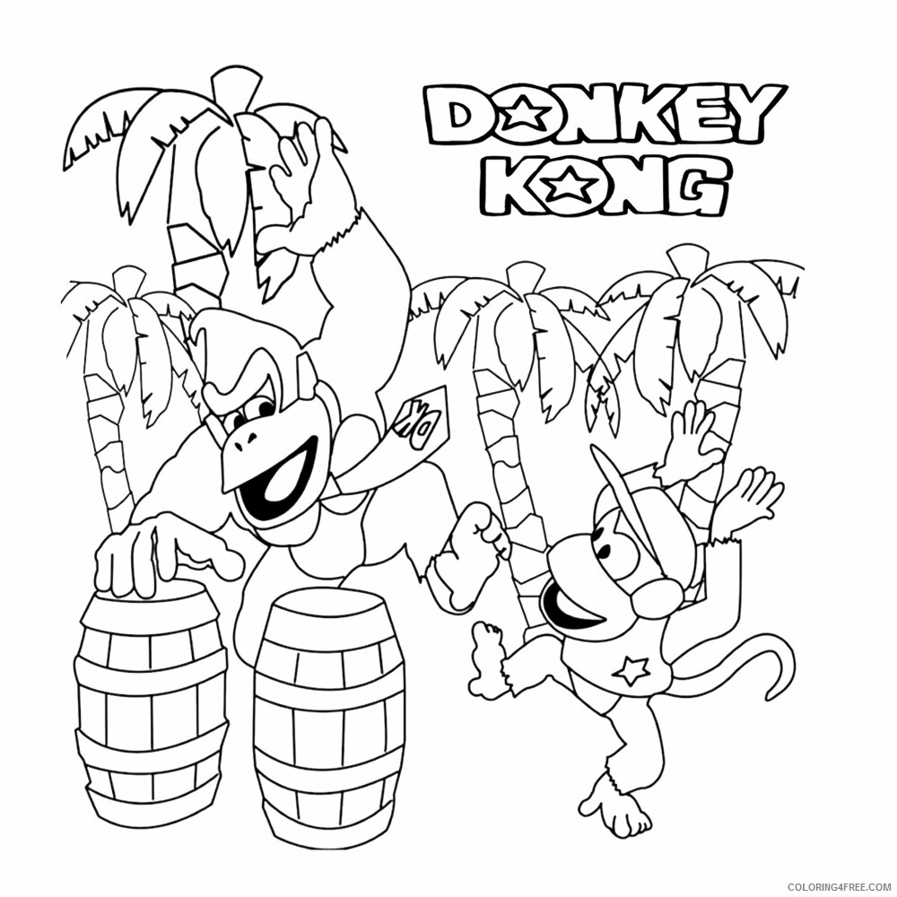 Gorilla Coloring Sheets Animal Coloring Pages Printable 2021 2121 Coloring4free