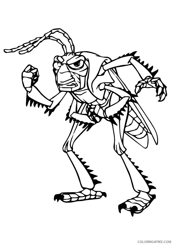 Grasshopper Coloring Sheets Animal Coloring Pages Printable 2021 2175 Coloring4free