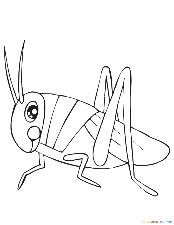 Grasshopper Coloring Sheets Animal Coloring Pages Printable 2021 2183 Coloring4free
