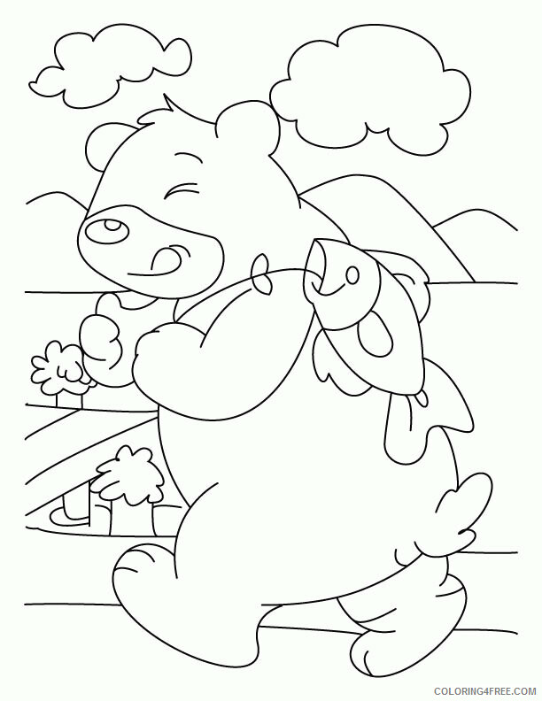 Grizzly Bear Coloring Sheets Animal Coloring Pages Printable 2021 2189 Coloring4free